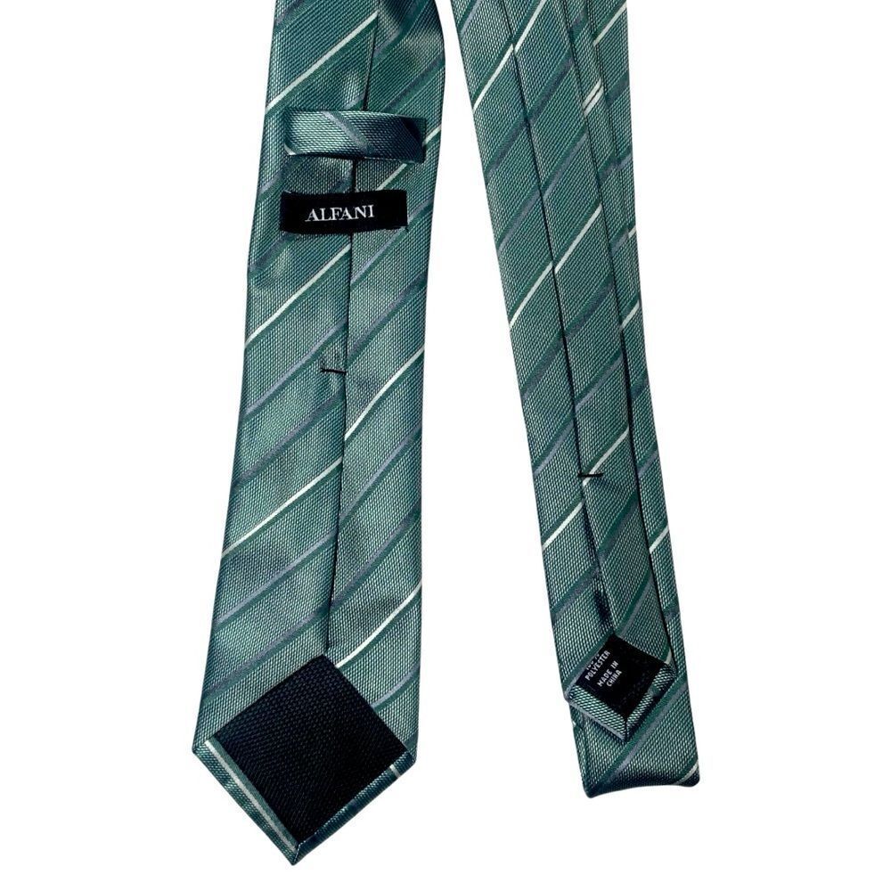 Alfani Green Striped Men's Tie